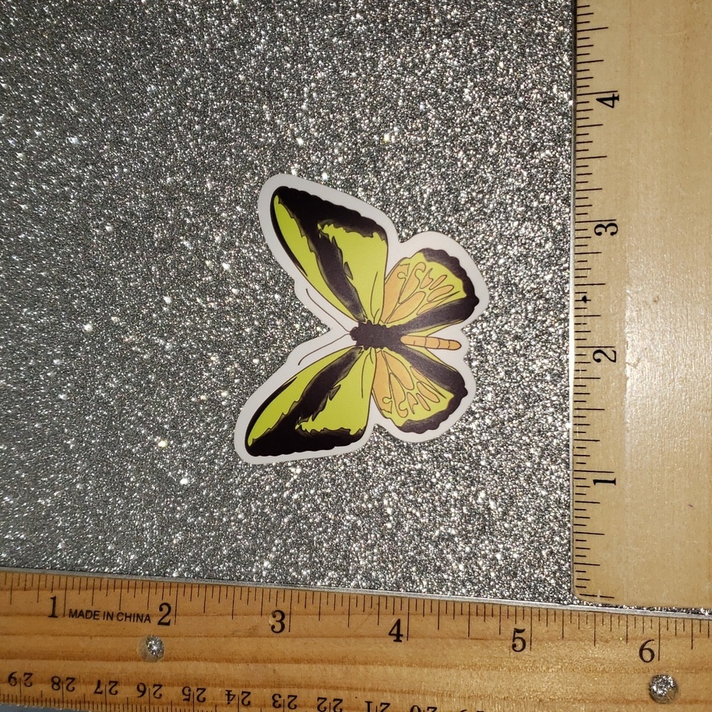 NATURE WATERPOOF Sticker Butterfly - Picture 2 of 7